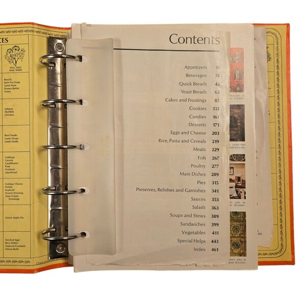 Betty Crockers Cookbook Collectible Pie Book Cover 5 Ring Binder Recipes - Picture 5 of 16